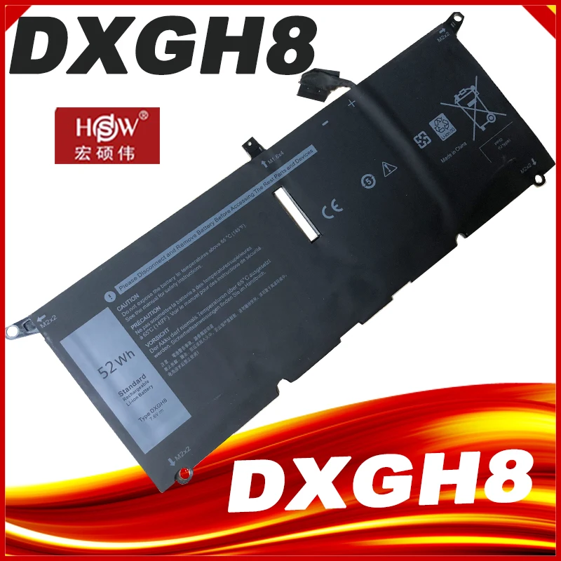 Batteria Per Laptop Dxgh8 Per Dell Xps 13 9380 9370 7390 Per Dell Inspiron 7390 2-In-1 7490 G8Vcf H754V 0 H754V P82G