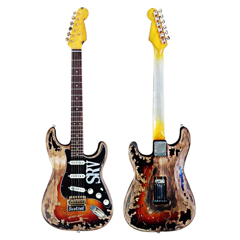 

high quality accept customized wooden electric guitar heavy relic electric guitar