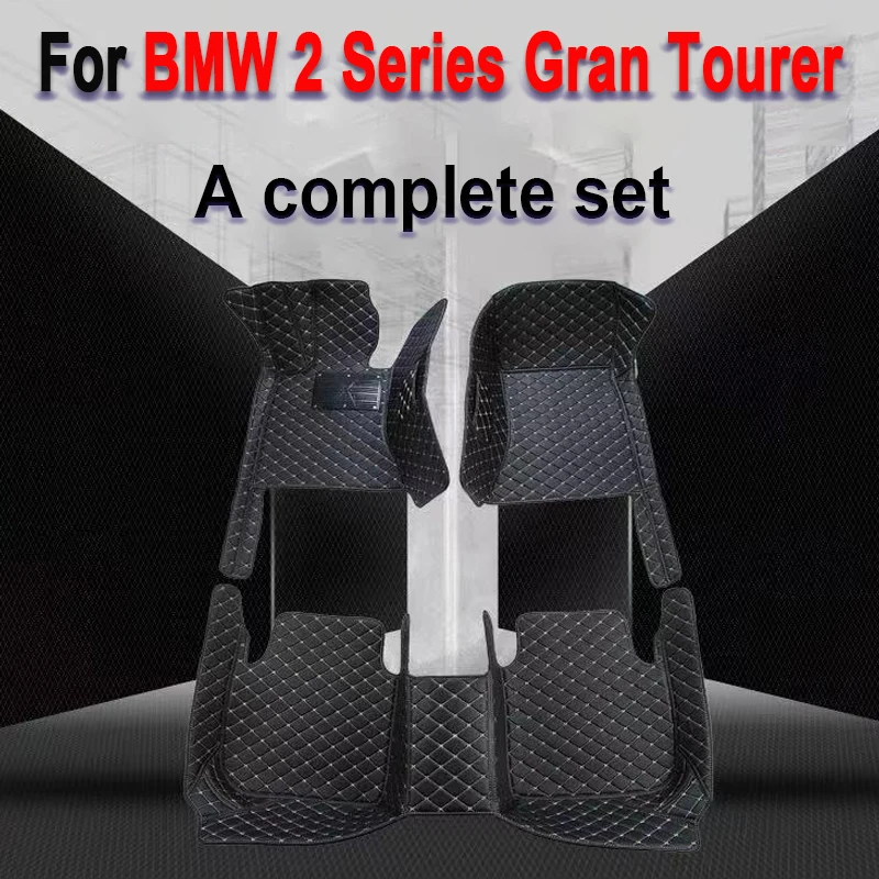 

Автомобильные коврики для BMW 2 серии F46 Gran Tourer 7seat 2015 ~ 2022, противогрязевые коврики, роскошные кожаные коврики, коврики, аксессуары для автомобиля