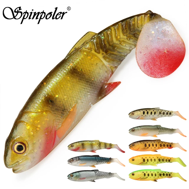 Spinpoler Predator Bait Fishing Lure 65mm/85mm/105mm/120mm Dark