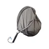 1/2pcs Fly Fishing Net Folding Dip Net Outdoor Fishing Rubber Non-slip Aluminum Alloy Pole Handle Large Catching Fish Mesh 4