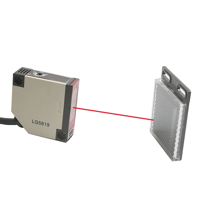 Reflective Laser Photoelectric Switch Sensor Detector 15m Distance NPN Or Relay Normal OpenOutput For Barrier Gate Alarm 2