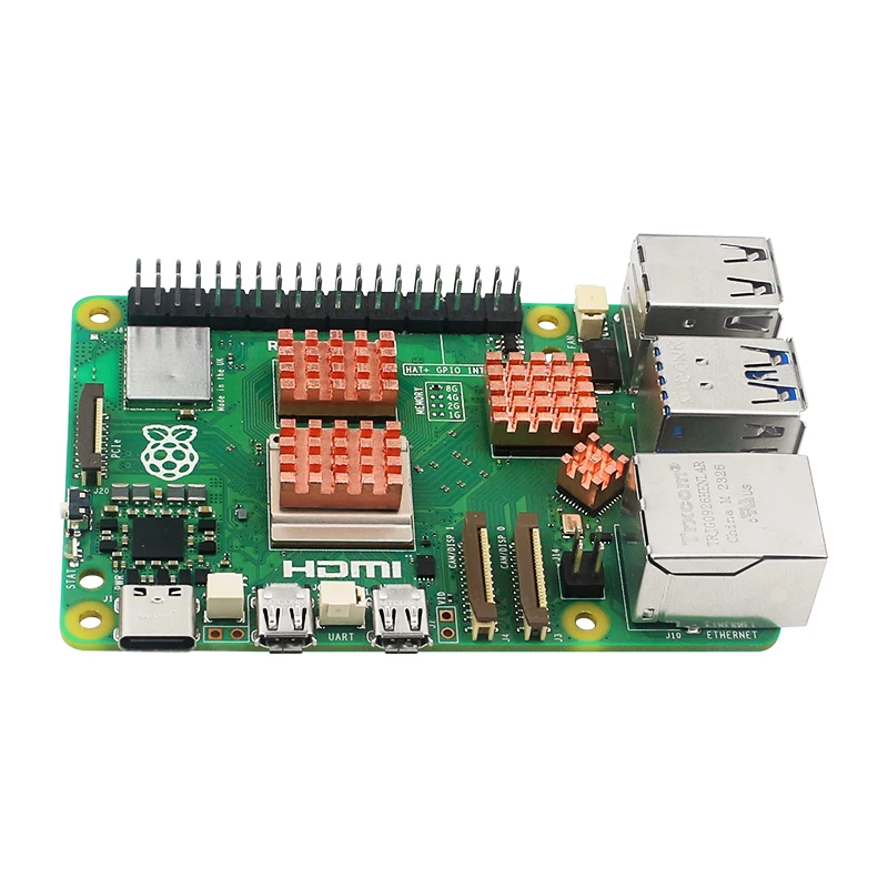 Raspberry Pi 5 Heat Sink Copper Aluminum Heatsinks Passive Cooling Pad with Self