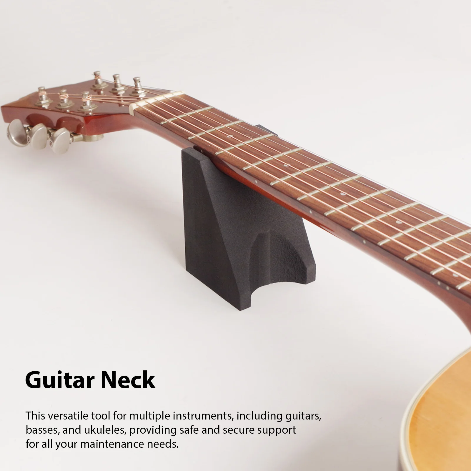 Deluxe EVA Dual-Height Non-Slip Guitar Neck Support Rest