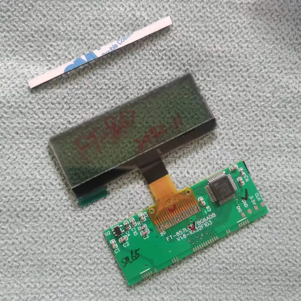 OEM 液晶 YAESU FT-857 Ft-857D 液晶ディスプレイ交​​換部品「ゼブラ