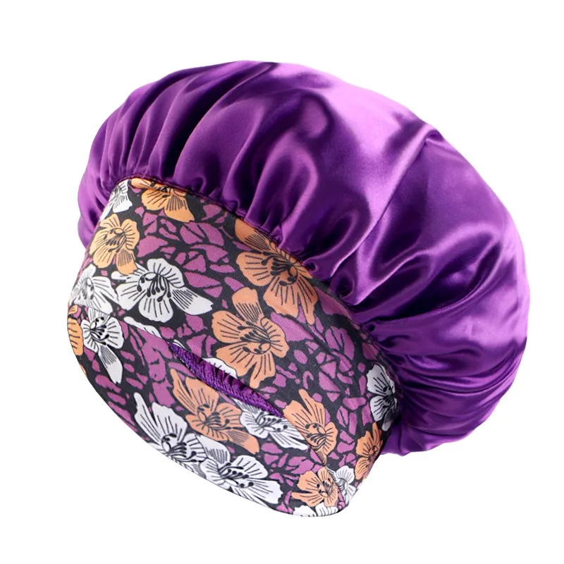 Hair Bonnet for Sleeping Silk Hat Satin Hat Hair Night To Sleep Bonnets Silk YM02 6