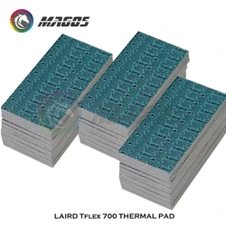 Laird-Junta de Grasa de silicona conductora térmica TFLEX 700, GPU, VRAM, M2, South Bridge, Notebook, almohadilla térmica de refrigeración, 5 W/m.k, 0,5-2,0mm