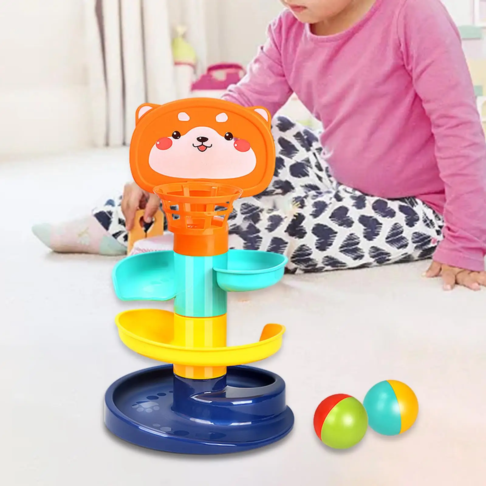 Ball Rolling Track Toy Funny Educational Toys Fine Motor Skills Ball Drop Toys for Kids Toys Gifts Baby Party Favors Preschool 2