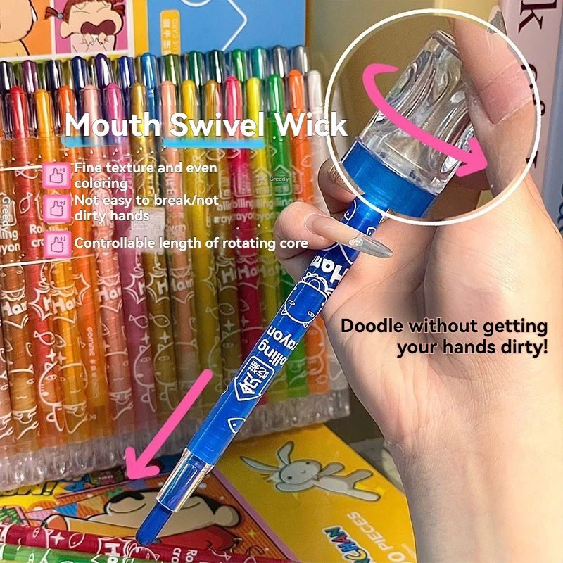 Vibrant Washable Crayons for Kids - Bulk Set for Creative Arts & Crafts, Perfect for Back to School Supplies