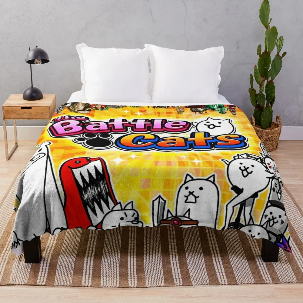 Battle Cats Throw Coperta Furry Sofa Quilt Decorazioni Natalizie Coperte