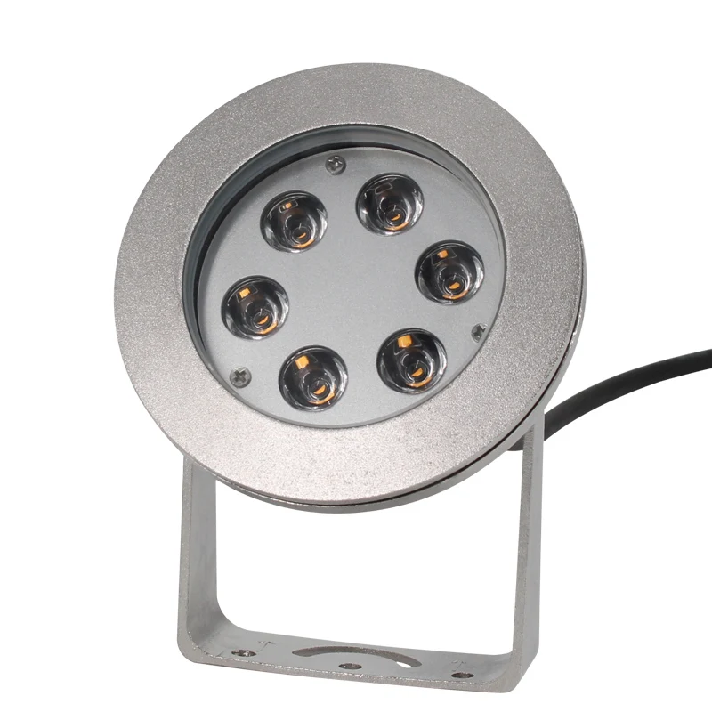 

Professional Underwater Lighting Supplier 6*3W IP68 316L Stainless Steel LED Pool Light