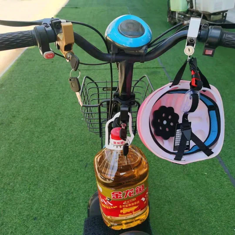 Motorcycle Punch-free Multifunctional Hook Front Handlebar Eagle Claw Hooks Durable Aluminum Alloy Motorcycle Helmet Small Hook