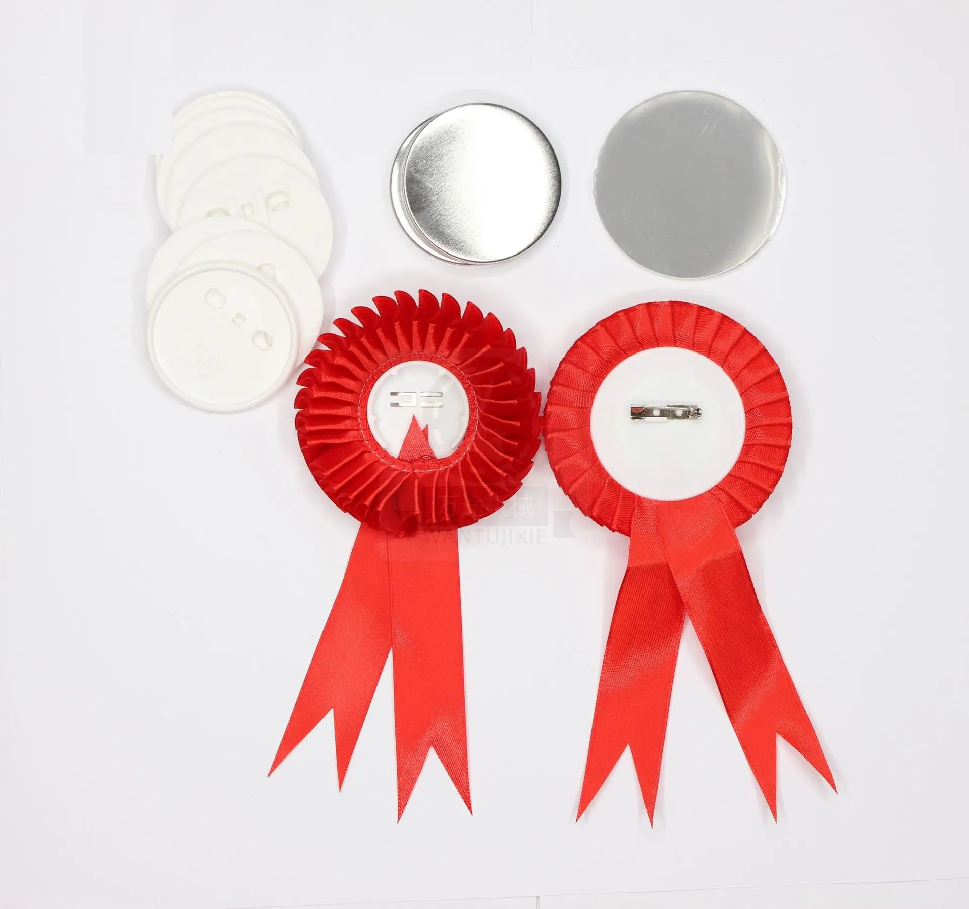 44/58/75mm Buckle type 50/100pcs Custom made DIY of corsage badges personalized badges custom-made DIY Gift rose badge parts button making supplies