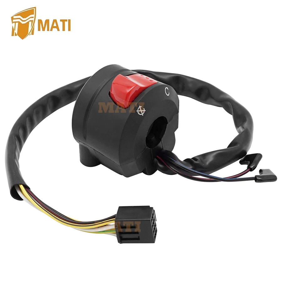 M MATI Control Start Stop Kill Headlight Button Switch For