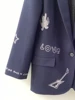 Suit Jacket For Women Autumn 2024 New High-end Casual Wing Letter Rhinestone Decoration Women's Black Casual Jacket 1