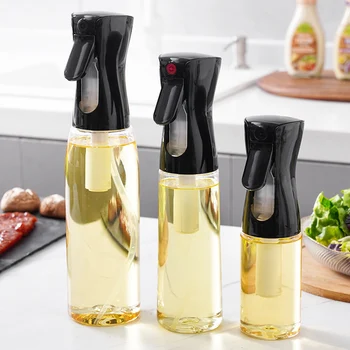 200ml 300ml 500ml Bottiglia di olio spray Cucina Cottura Dispenser di olio d'oliva Campeggio BBQ Cottura Aceto Salsa di soia Contenitori spruzzatore 1