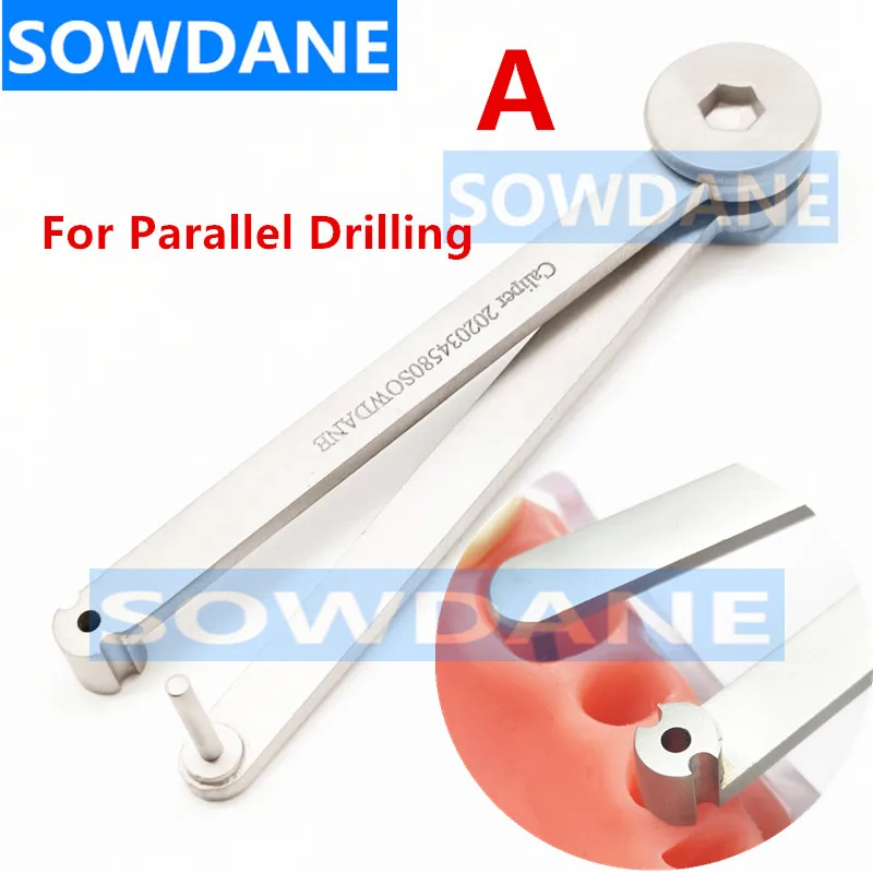 New Dental Gauge Ruler Implant Locating Surgical Guide Positioning Locator Parallel Depth Extension Kit Autoclavable