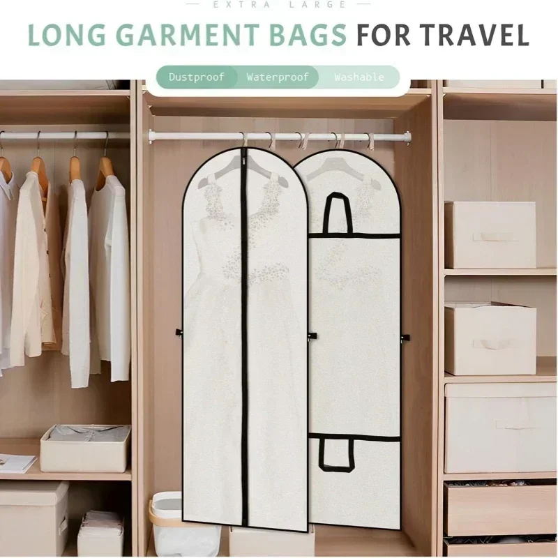 Clothes Storage Bag Clothing Dust Cover Wedding Dress Dust Cover 60x180cm