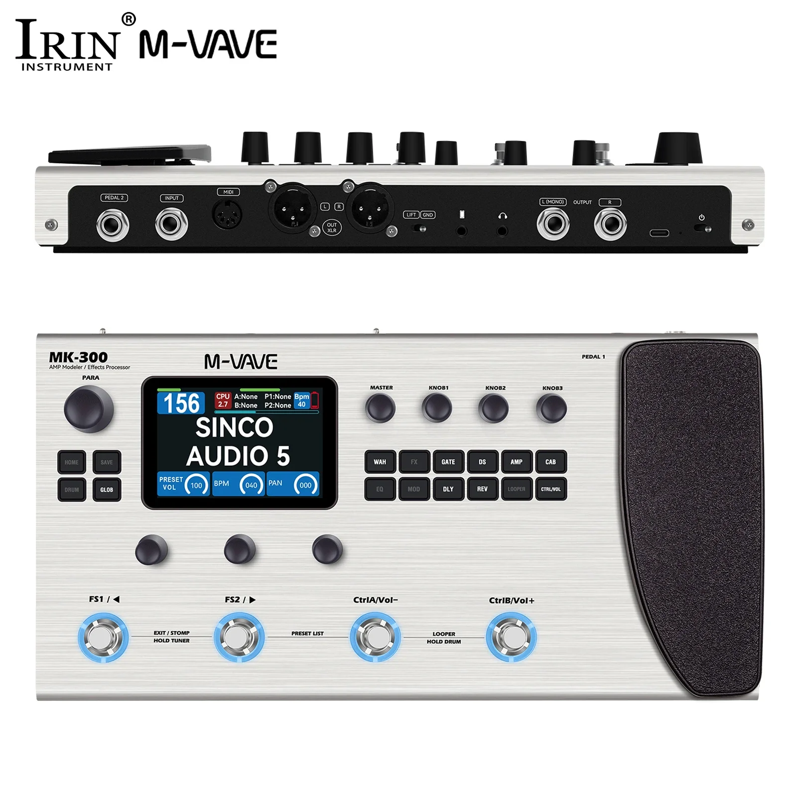 M-VAVE MK300 ギターマルチエフェクター | ANN ニューラル モデリング