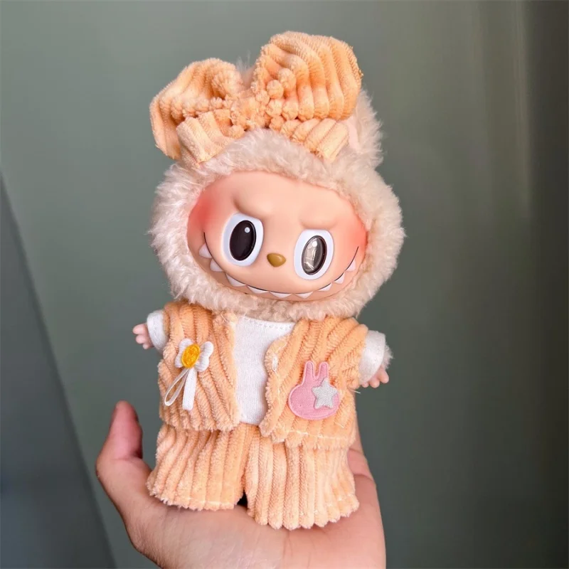 Labubu 17cm Mini Plush Doll Outfit – Cute Clothes & Accessories for V1, V2 & Multiple Series, Perfect Doll Attire 6