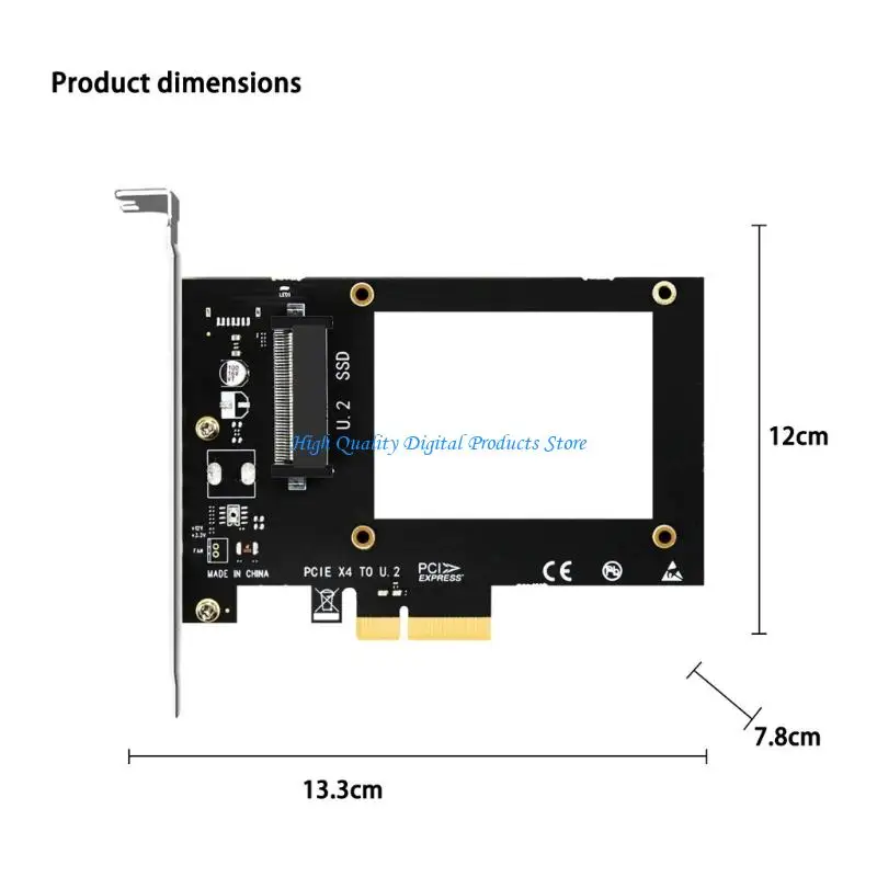 상업용 충격 흡수 구조를 갖춘 YOU.2 프로펠용 U2JE 에너지 효율적인 PCIe 버전 확장 카드