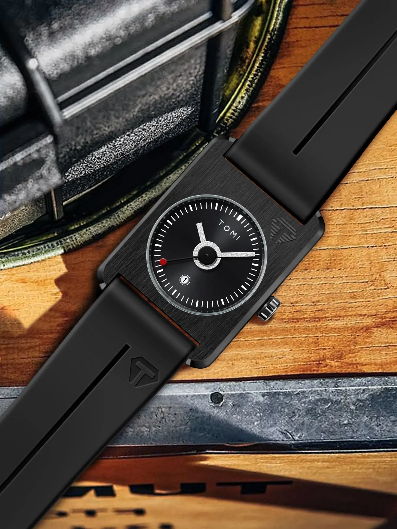 Men's fashion watches quartz watches square small dial wrist watches magnetic buckle watches simple leisure watches