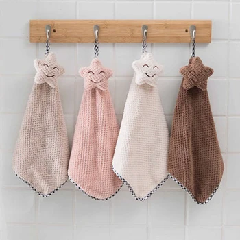 1PC 28*42 centimetri Asciugamano Morbido Assorbente Bagno Salviette Asciugamano Appeso Per Bambini Carino Asciugamano Per Il Bagno Cucina 1