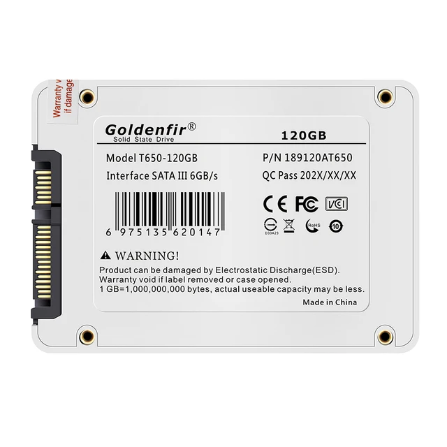 Goldenfir SSD 120GB 250GB 500GB 960GB 2.5 Hard Drive Disk Disc Solid State Disks 2.5 " Internal 2