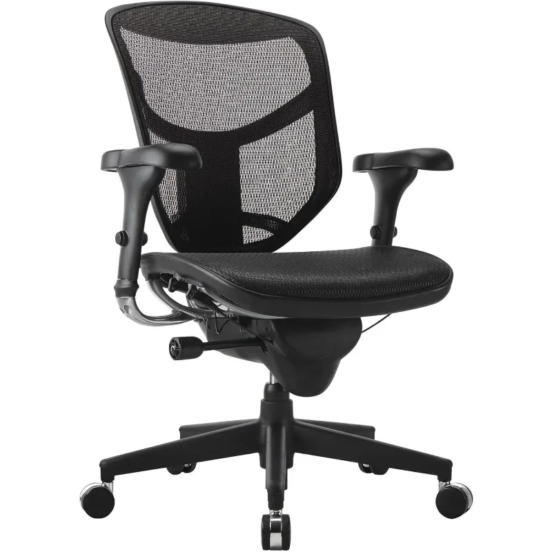 WorkPro® Quantum 9000 Series Ergonomic Mid-Back Mesh/Mesh Chair, Black 5