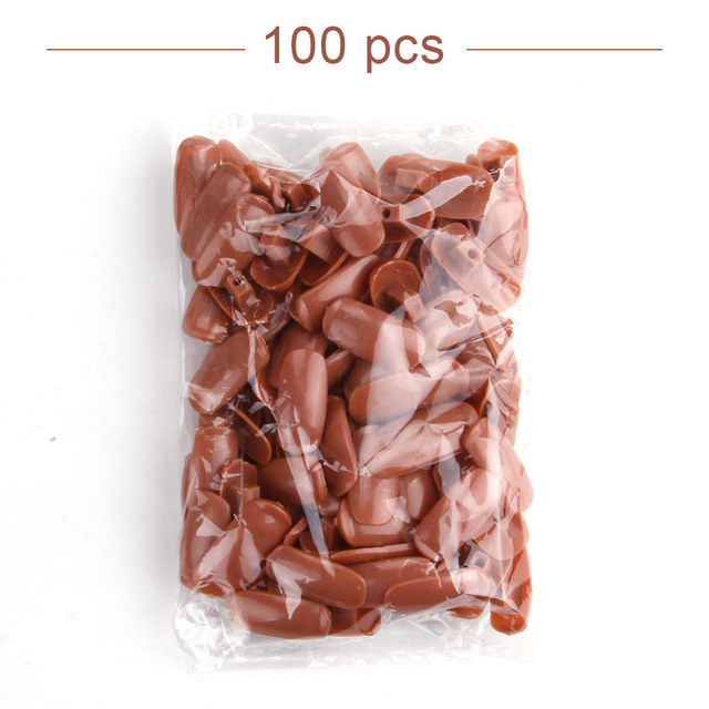 Trainning Practice Hand Fingers Flexible Movable False Hands with 100pcs Nail Tips Display Manicure Fingers Nail Accessory