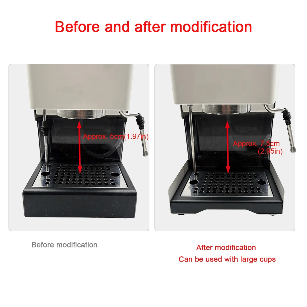 Low Profile Thin Drip Tray Spring Spout Tray Tool for Gaggia Classic Pro Coffee Maker Accessories