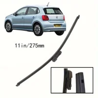 11" Rear Wiper Blade  Windshield Windscreen Tailgate Window Car Rain Brush For VW Polo 6C 6R1 MK5 2009 - 2017 1