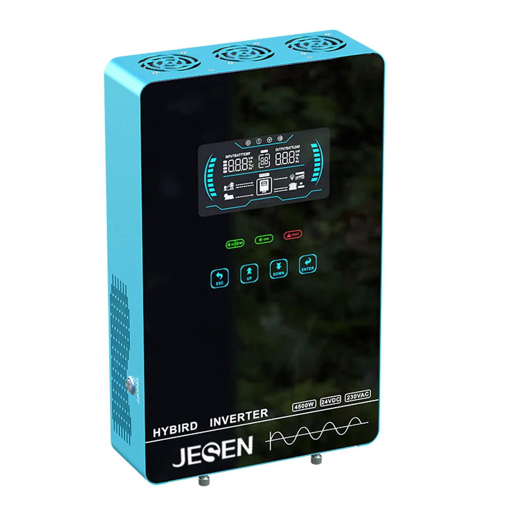 

5Years Warranty Customized BRAND Pure Sine Wave 24vdc 230vac MPS-VX 4500w 150A MPPT Pure Sine Wave off grid inverter