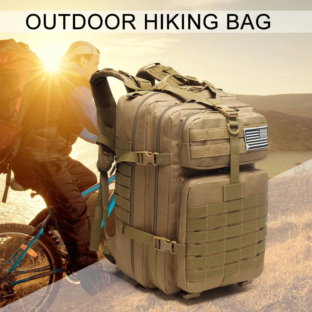 

Military Tactical Backpack Large Capacity Trekking Hunting Backpack Outdoor Sports Dayback Climbing Hiking Rucksack Molle Bag