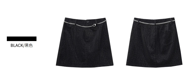 midi skirt A21 Black Solid Women  A-LINE Mini Skirt for Summer 2022 Female High Waist Slim Cool Girls Streetwear Skirt Korean Style black mini skirt