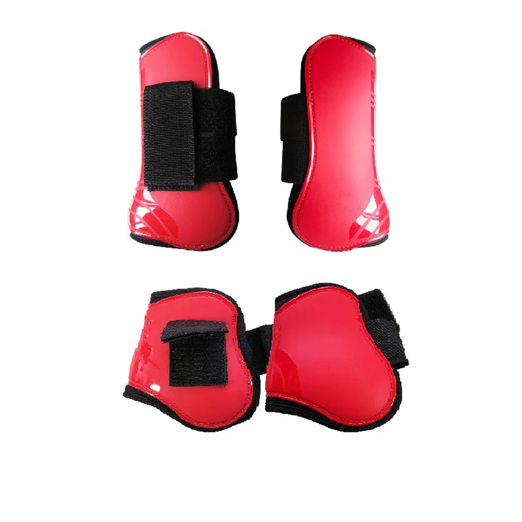 2 pairs Ultral-light Horse Tendon Fetlock Boots Front Hind Leg Protection Gears Horse Shin  Leggings Guards Equestrian Equipment 3