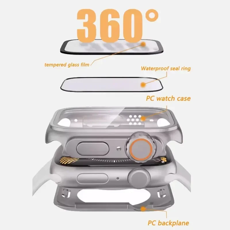 Premium Hard Cover Screen Protector with Front and Rear Bumper