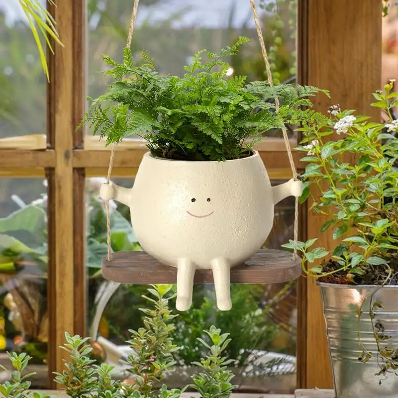 Mini jardinière à tête pivotante pour plantes d'intérieur et d'extérieur,  pots succulents, chaîne de