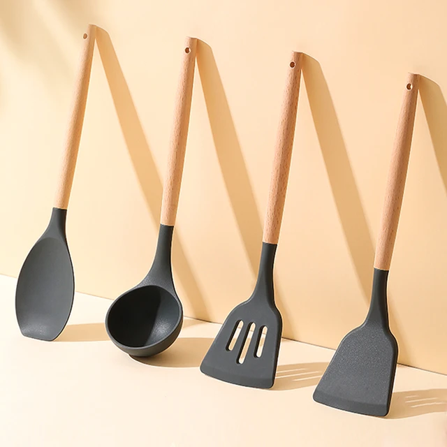 Wholesale Silicone Spatula W/ Wooden Handle