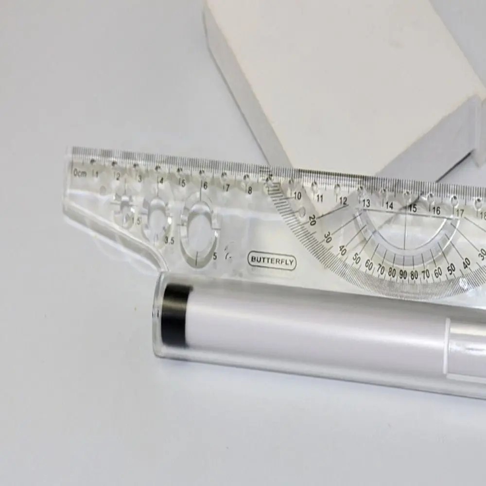 Multi-purpose Pulley Centering Rolling Ruler Drawing Tool Parallel Compass Ruler School Stationery Protractor Curve 
