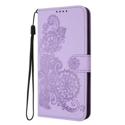 Sunflower Leather Flip Phone Case - Stylish & Fashionable Cover for Tecno Pova 3 (A4)