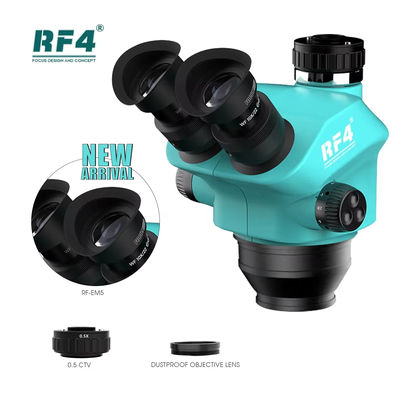 RF4 7-50X Trinocular Continuous Zoom Stereo Microscope WF,10X, 22mm Eyepiece Suitable for Mobile Phone PCB Welding Microscope Tool 1 Mallzona S40123604337742f493d50fc6870ae8b8A RF4 7-50X Trinocular Continuous Zoom Stereo Microscope WF,10X, 22mm Eyepiece Suitable for Mobile Phone PCB Welding Microscope Tool Mallzona