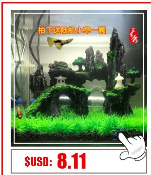Title 1, Plant rockery multi-style aquarium decorations,...