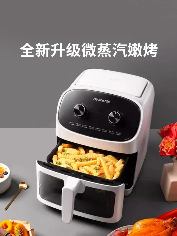 Air fryer household multifunctional 6.5L large capacity visual baking oven French fries machine 2