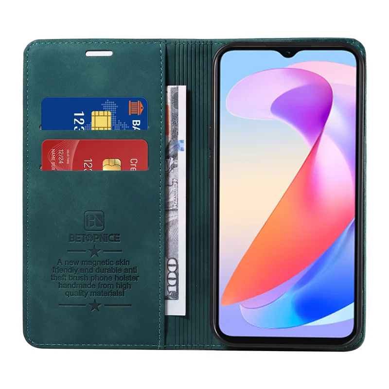Secure Wallet Flip Leather Phone Case with Card Holder