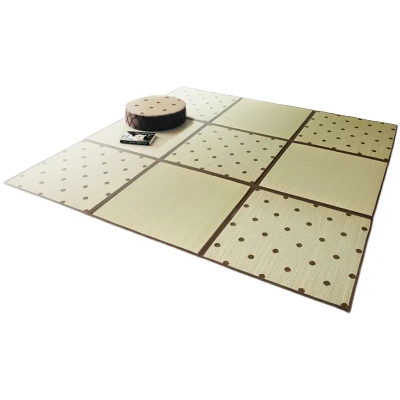 

Folding Tatami Mat Flooring Natural Igusa Rush Grass Floor Rug Carpet Japanese Sleeping Mattress Sheet Anti-Slip Soundproof