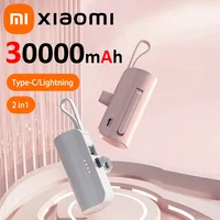 Xiaomi Mini 30000mAh Power Bank Capsule Large Capacity Portable Wireless Fast Charging External Battery For iPhone Huawei 1