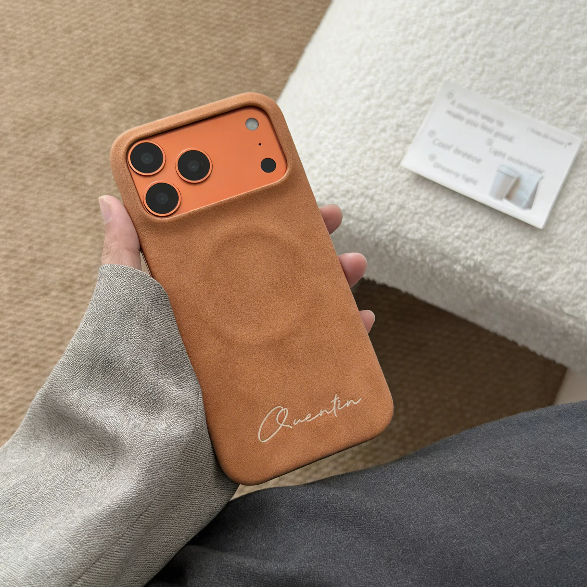 Custom Name Laser Engraving Signature Magnetic Wireless Charging or Insertable thumbnail 5