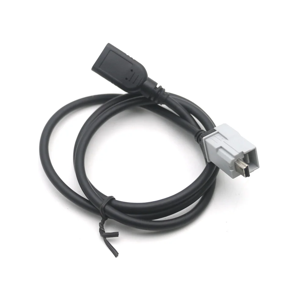 자동차 여성 USB 플러그 케이블 어댑터 커넥터 for Nissan for Ford for Jeep 오디오 네비게이션 멀티미디어 라디오 미니 인터페이스