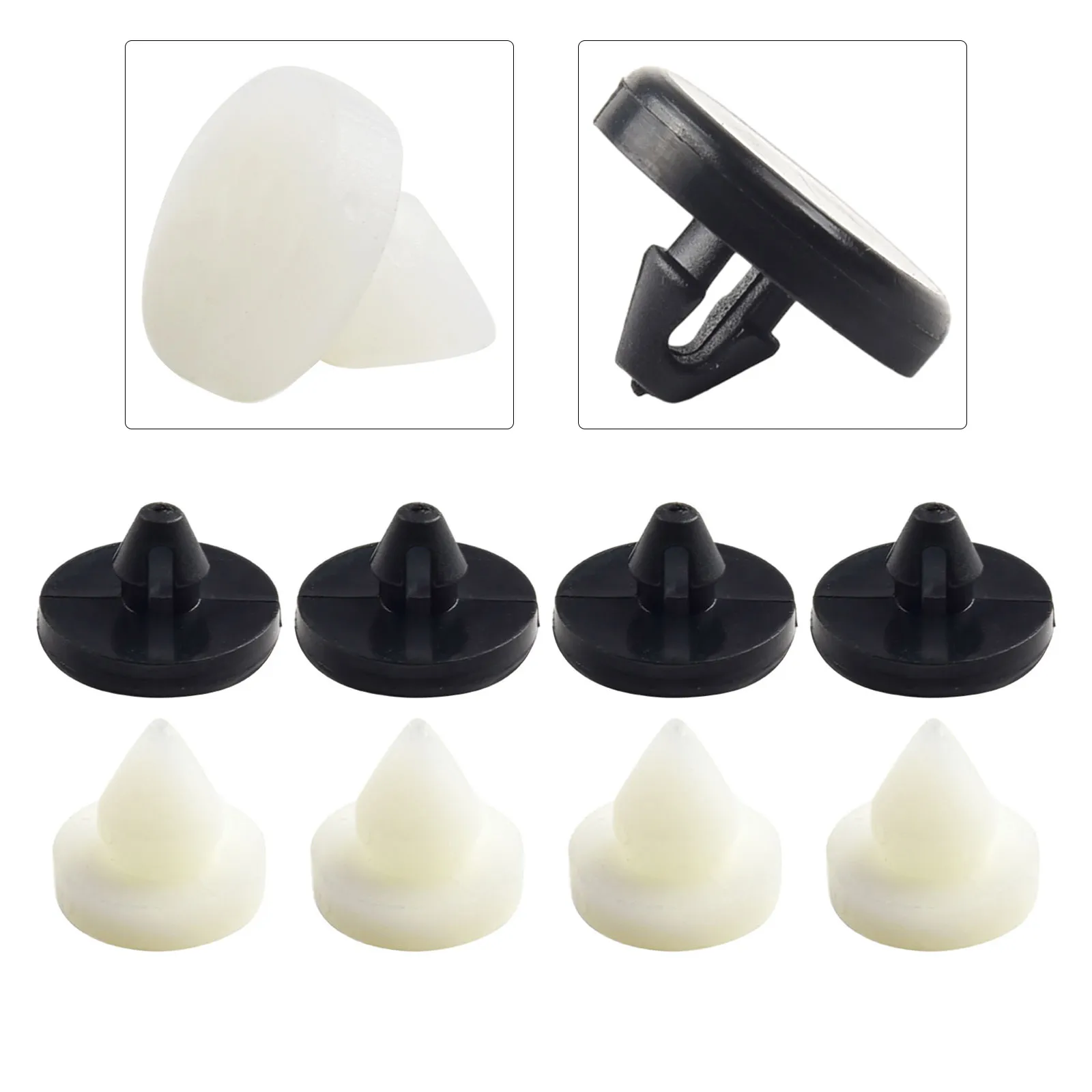 8Pcs/set Car Brake Clutch Pedal Stopper Pad Bushing For Honda Civic Accord Brake Limit Block Clip